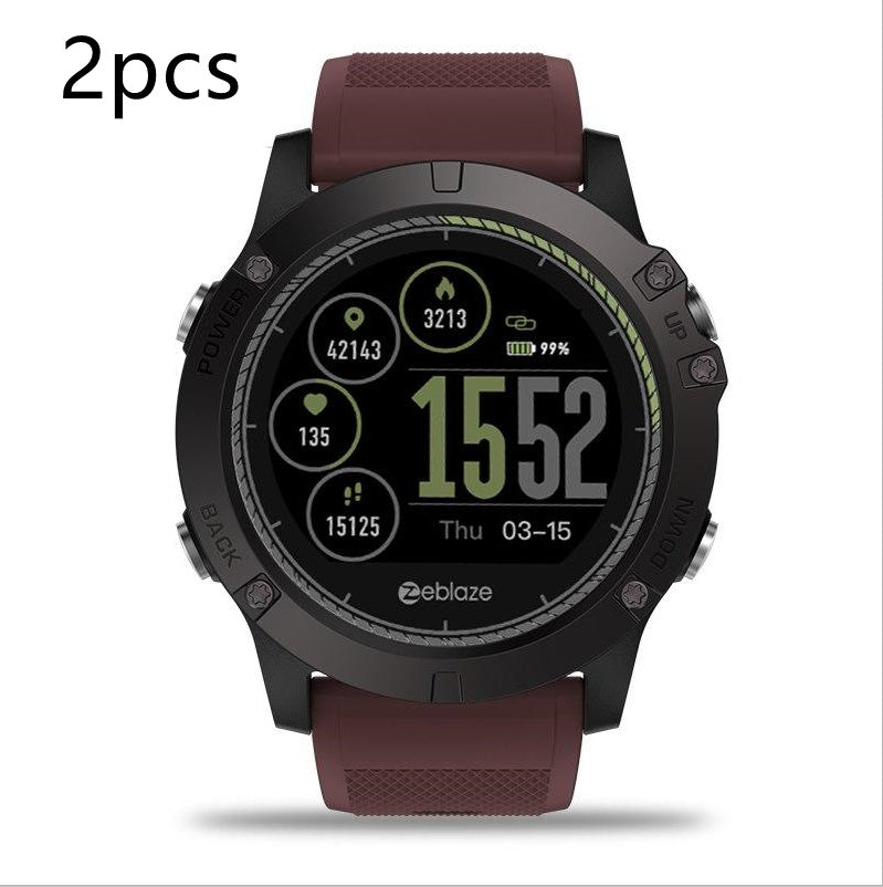 Tactical SmartWatch V3 HR 2PCs Red