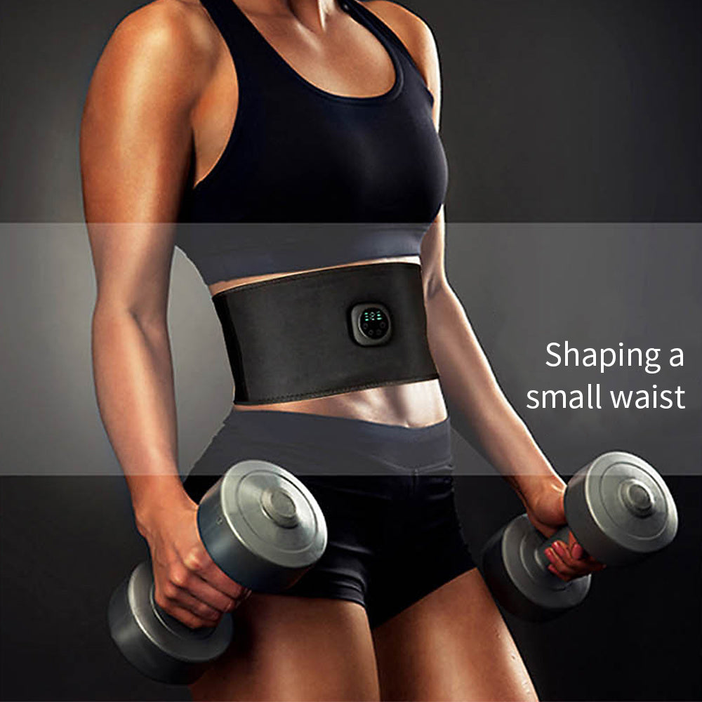 Smart Digital Display Fitness EMS Belt Abdominal Instrument Boxed Abdominal Muscle Trainer Lazy Fitness Artifact