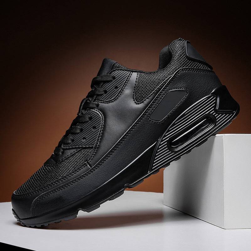 Student Air Cushion Shoes Platform Running Shoes Black