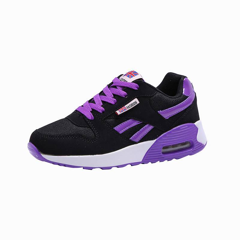 Summer Air Cushion Shoes Sport Women Sneakers Sport Breathable Running Shoes Womens Sports Shoes Purple