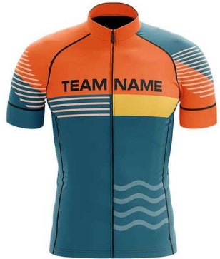 Short-Sleeved Bib Cycling Clothes Suit Bicycle Men And Women Moisture Wicking Outdoor Clothes 10color