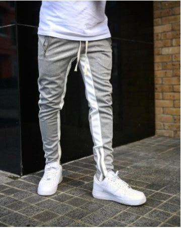 Mens Joggers Casual Pants Sweatpants Grey