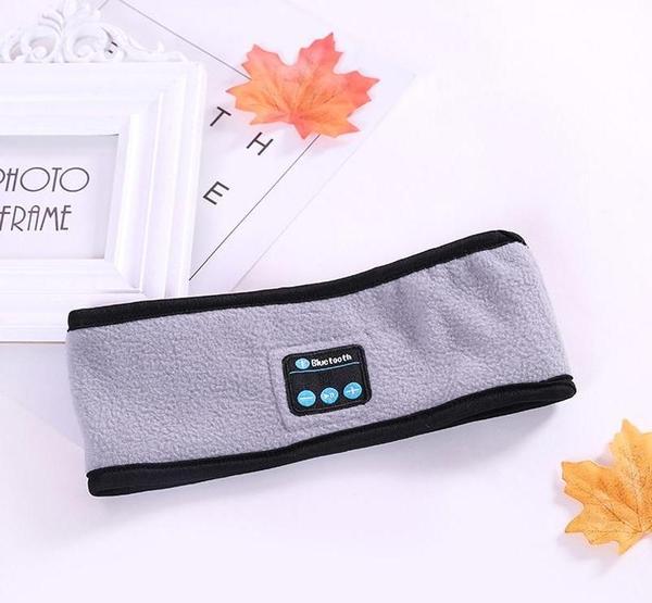 Wireless Bluetooth Headband Outdoor Fitness Yoga Headband Gray