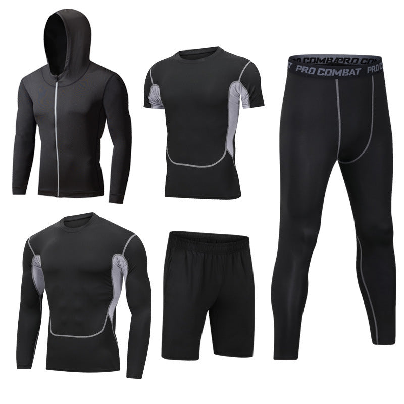 New 5-piece quick drying suit for leisure sports gym 11style