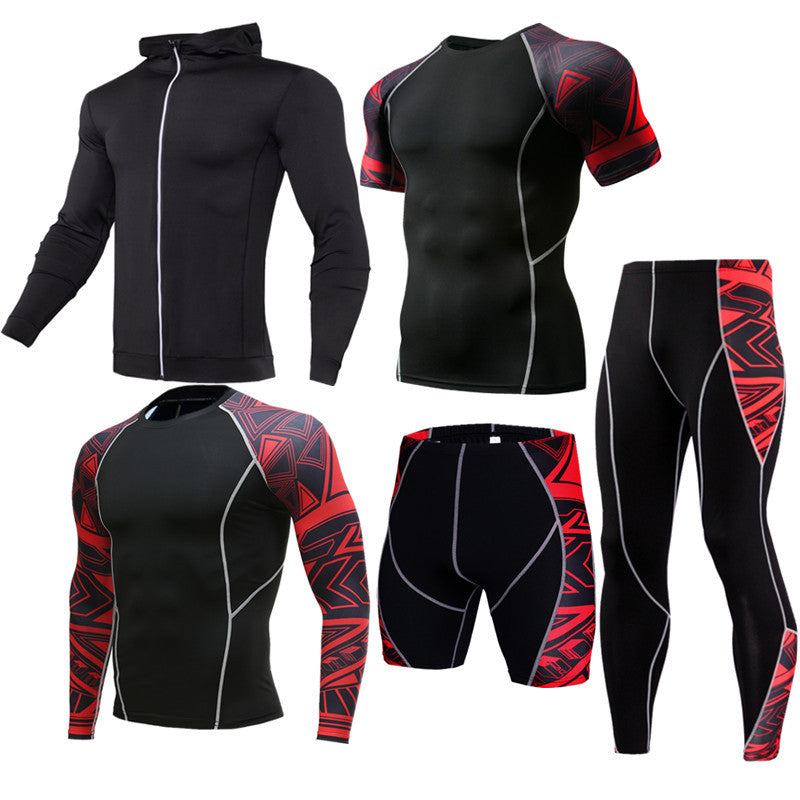 Sportswear quick-drying running suit RedB Q5 pcs