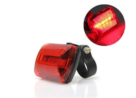 Bicycle Tail Light (5LED+2Laser) Square