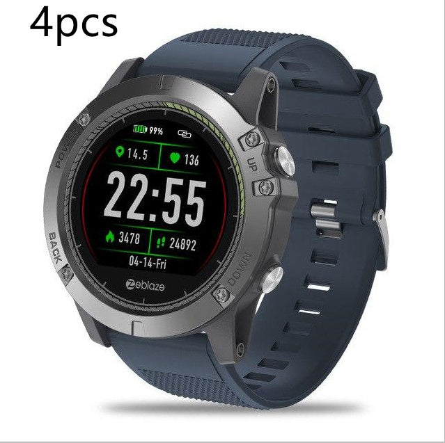 Tactical SmartWatch V3 HR 4PCs Blue