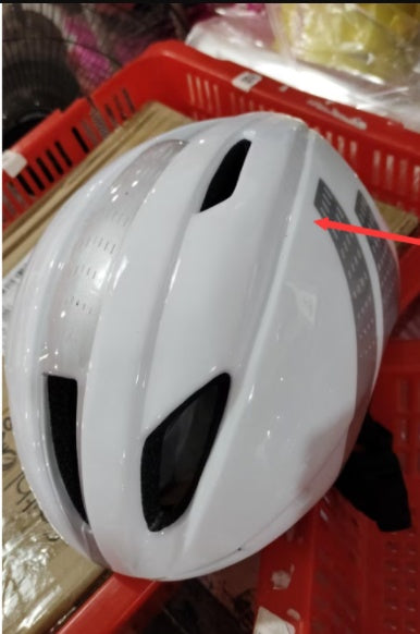 Bicycle Aero Helmet Cycling Helmet Road Mountain Integral Triathlon Bike Helmet Men Race Airo Time-Trial TT Bike Helmet silver