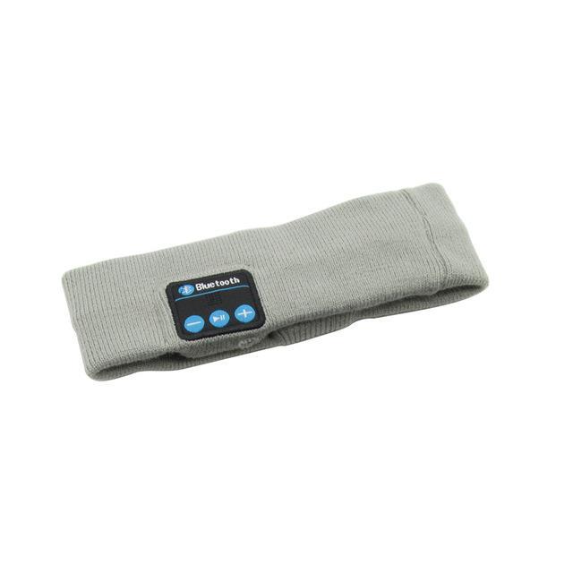 Wireless Music Headband Light Gray