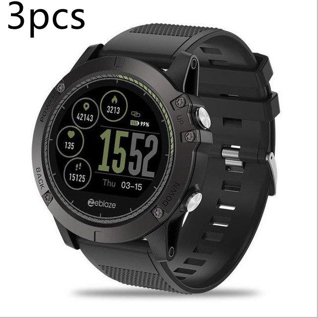 Tactical SmartWatch V3 HR 3PCs Black